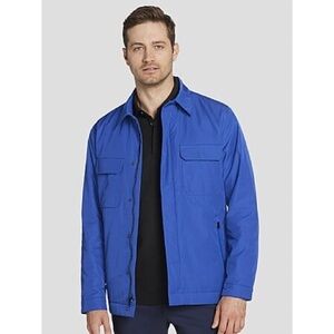 NWT Awearness Kenneth Cole Men's Modern Fit Performance Tech Jacket Size XL Blue